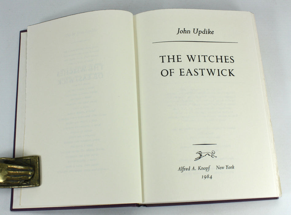 The Witches of Eastwick, John Updike, first edition, 1984