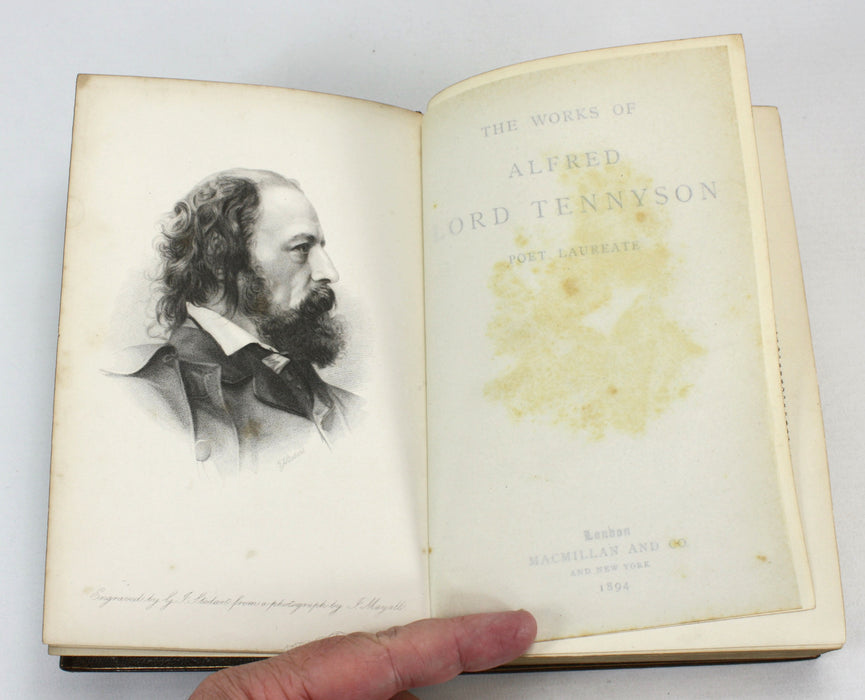 The Works of Alfred Tennyson, Poet Laureate, Macmillan 1894