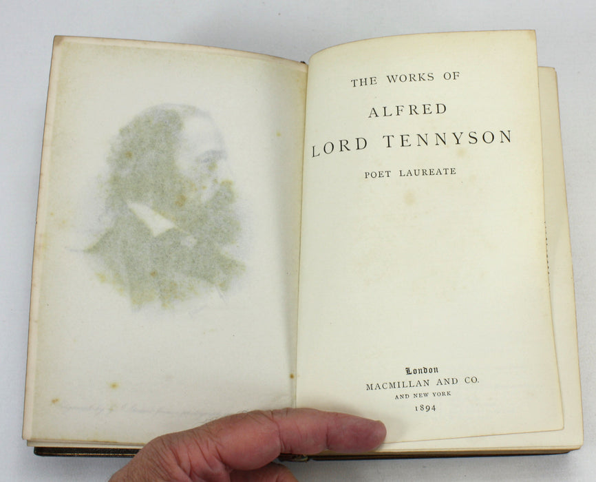 The Works of Alfred Tennyson, Poet Laureate, Macmillan 1894