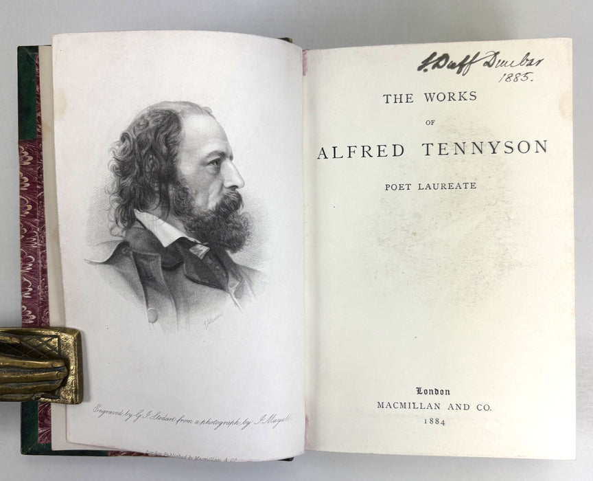 The Works of Alfred Tennyson, Poet Laureate, Macmillan 1894, Interesting India Provenance