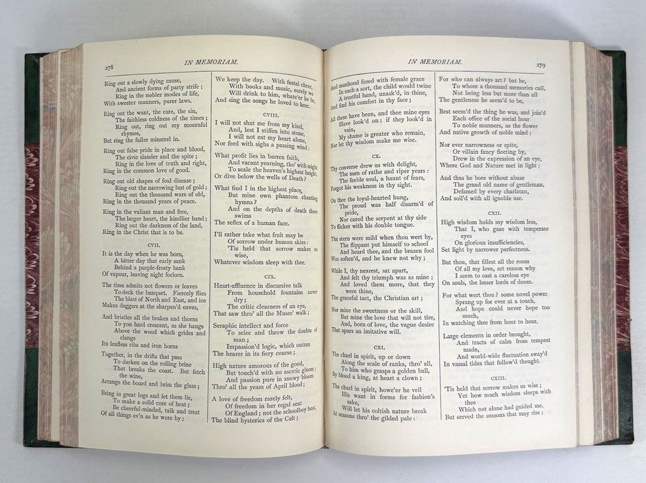 The Works of Alfred Tennyson, Poet Laureate, Macmillan 1894, Interesting India Provenance