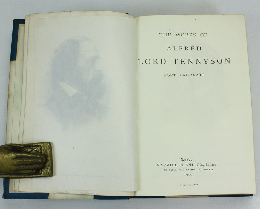The Works of Alfred Tennyson, Poet Laureate, Macmillan, 1900