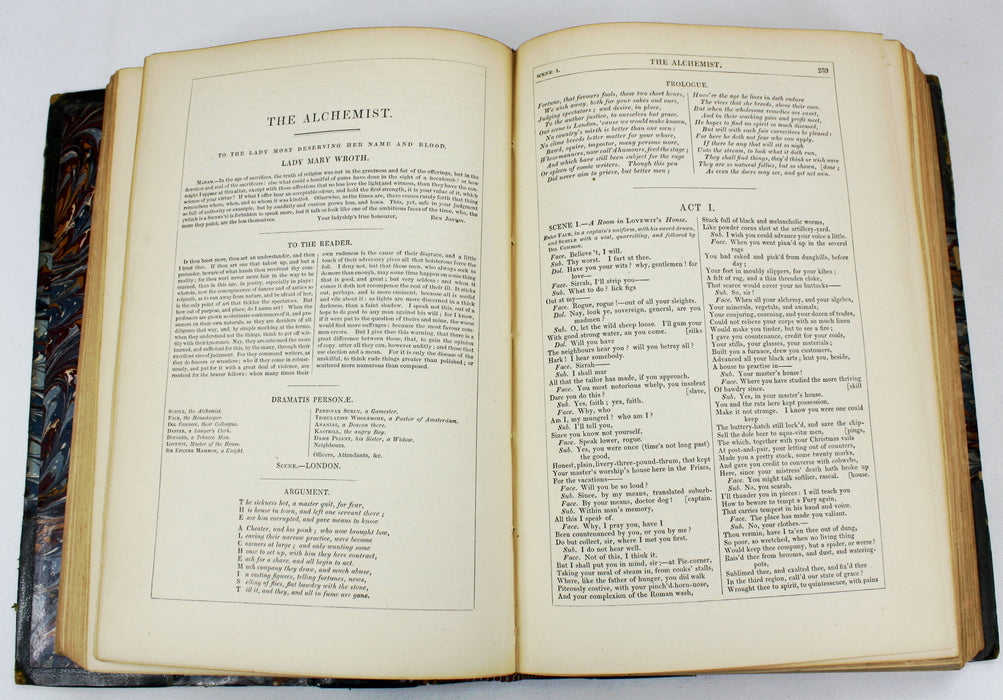The Works of Ben Jonson; with a Biographical Memoir by William Gifford, Edward Moxon, London 1853
