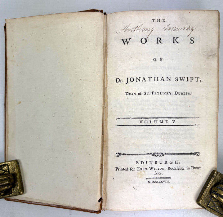 The Works of Dr. Jonathan Swift, in Thirteen Volumes, complete, 1768, Edinburgh
