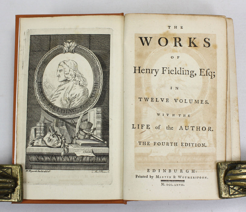 The Works of Henry Fielding, Esq.; In Twelve Volumes with the Life of the Author, The Fourth Edition, 1767, Martin & Wotherspoon, Edinburgh
