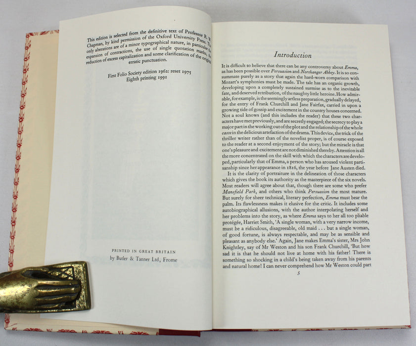 The Works of Jane Austen boxed set, The Folio Society, 1991