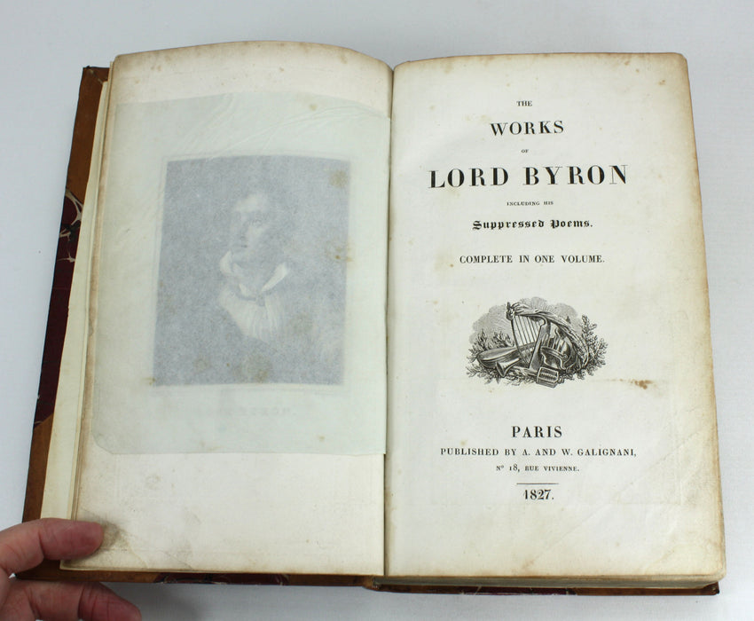 The Works of Lord Byron including his Suppressed Poems, Galignani, Paris 1827