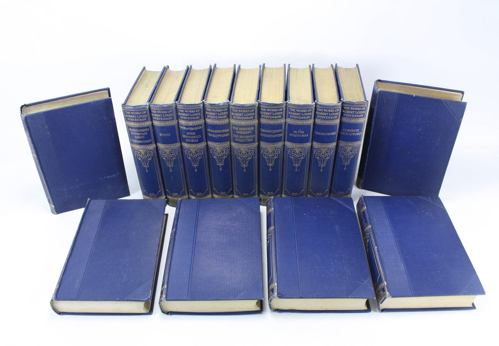 The Works of Robert Louis Stevenson, Waverley Edition, 26 Volumes Complete, 1924