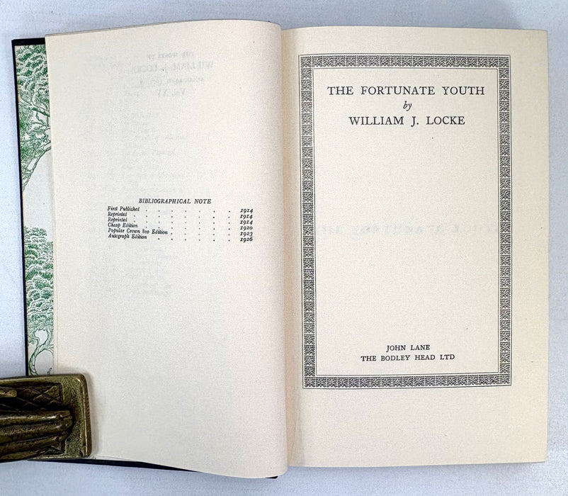 The Works of William J. Locke, Autograph Edition, 10 Volumes, published by John Lane, The Bodley Head, 1925-26