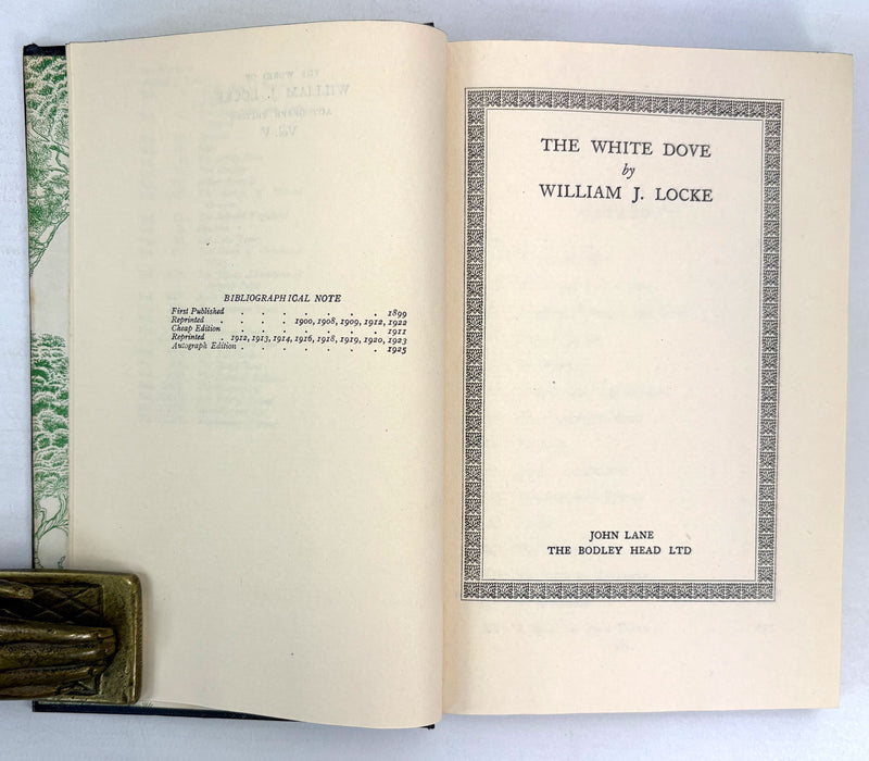 The Works of William J. Locke, Autograph Edition, 10 Volumes, published by John Lane, The Bodley Head, 1925-26