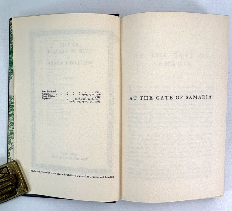 The Works of William J. Locke, Autograph Edition, 10 Volumes, published by John Lane, The Bodley Head, 1925-26