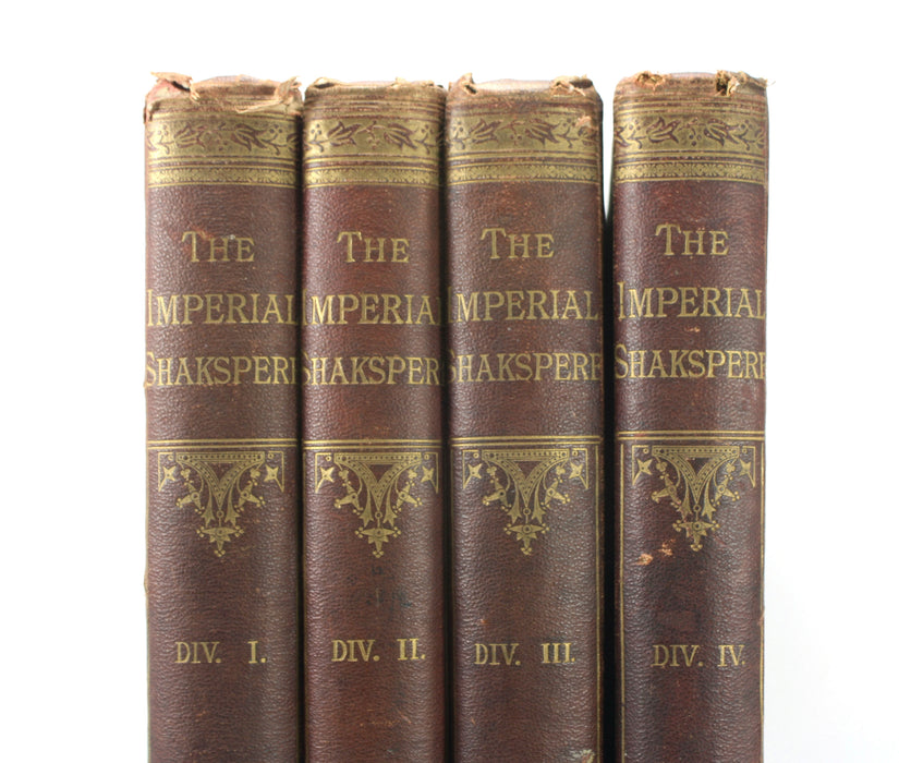 The Works of William Shakspere; Imperial edition. Edited by Charles Knight, With Illustrations on Steel, 4 Volumes, Virtue, c. 1880