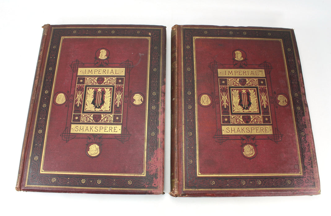 The Works of William Shakspere; Imperial edition. Edited by Charles Knight, With Illustrations on Steel, 4 Volumes, Virtue, c. 1880