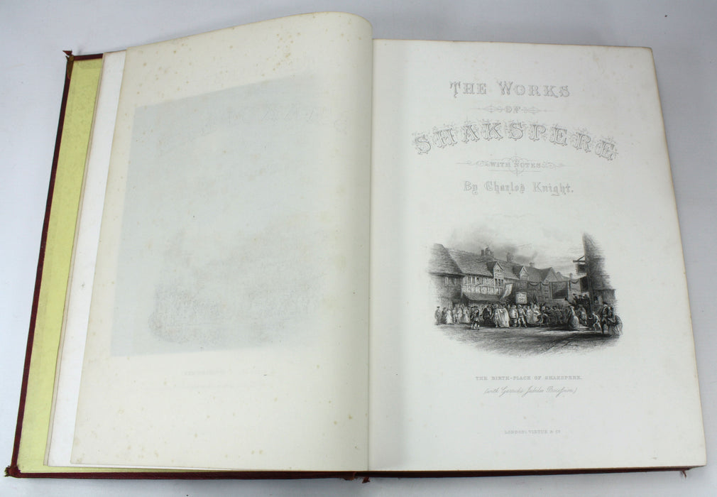 The Works of William Shakspere; Imperial edition. Edited by Charles Knight, With Illustrations on Steel, 4 Volumes, Virtue, c. 1880