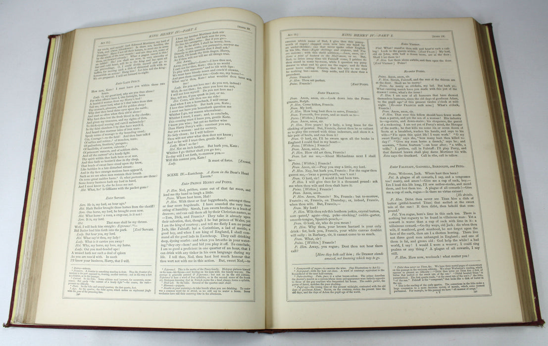 The Works of William Shakspere; Imperial edition. Edited by Charles Knight, With Illustrations on Steel, 4 Volumes, Virtue, c. 1880