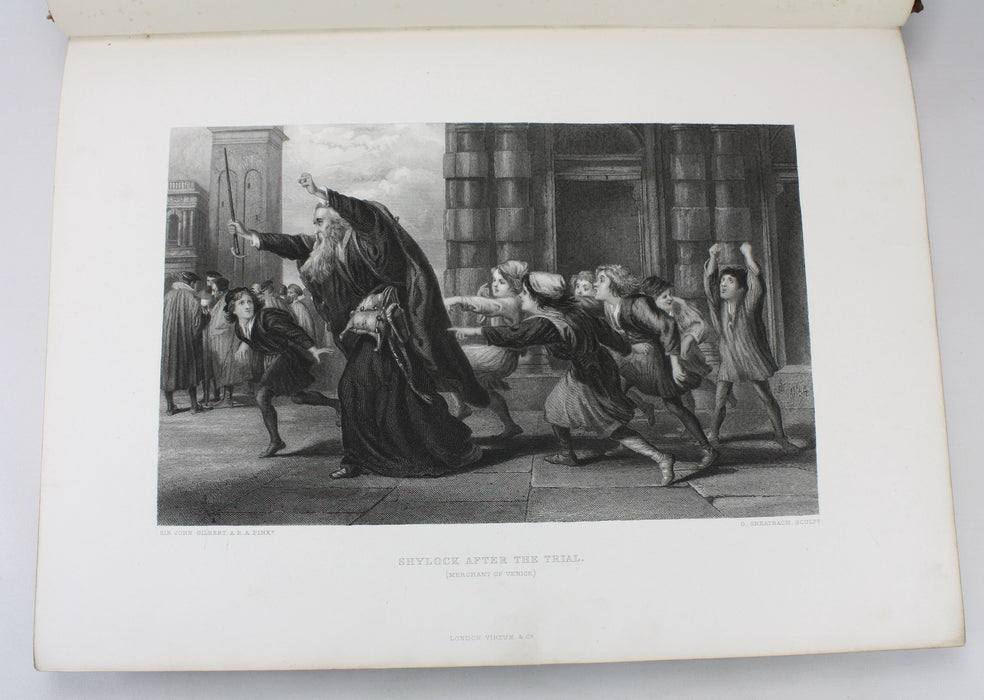 The Works of William Shakspere; Imperial edition. Edited by Charles Knight, With Illustrations on Steel, 4 Volumes, Virtue, c. 1880