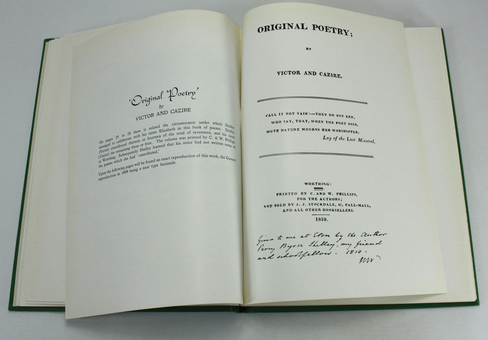 The Worthing Cavalcade; Shelley, Trelawny and Henley; A Study of Three Titans, by Samuel J. Looker, 1950