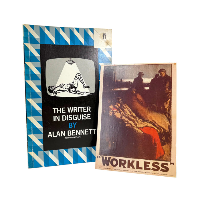 The Writer in Disguise with Alan Bennett Autograph Postcard to Michael Burgess, 1989