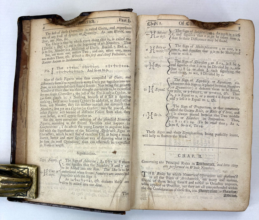 The Young Mathematician's Guide; Being a Plain and Easy Introduction to the Mathematicks, John Ward, 1728