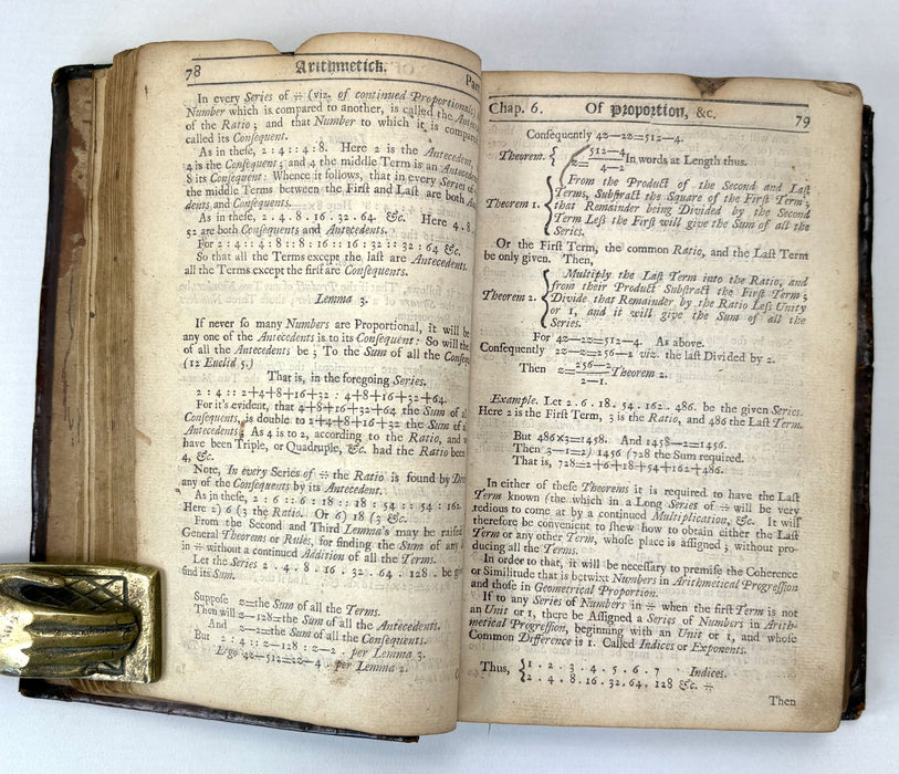 The Young Mathematician's Guide; Being a Plain and Easy Introduction to the Mathematicks, John Ward, 1728