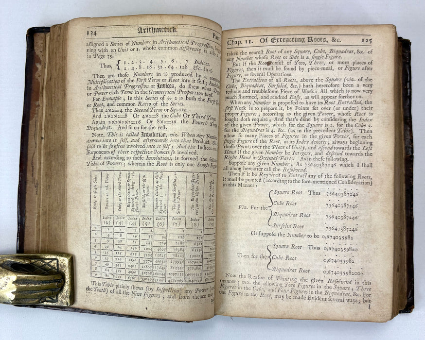 The Young Mathematician's Guide; Being a Plain and Easy Introduction to the Mathematicks, John Ward, 1728