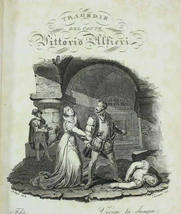 Tragedie Del Conte Vittorio Alfieri et al, Presso Borghi, Firenze, 1832