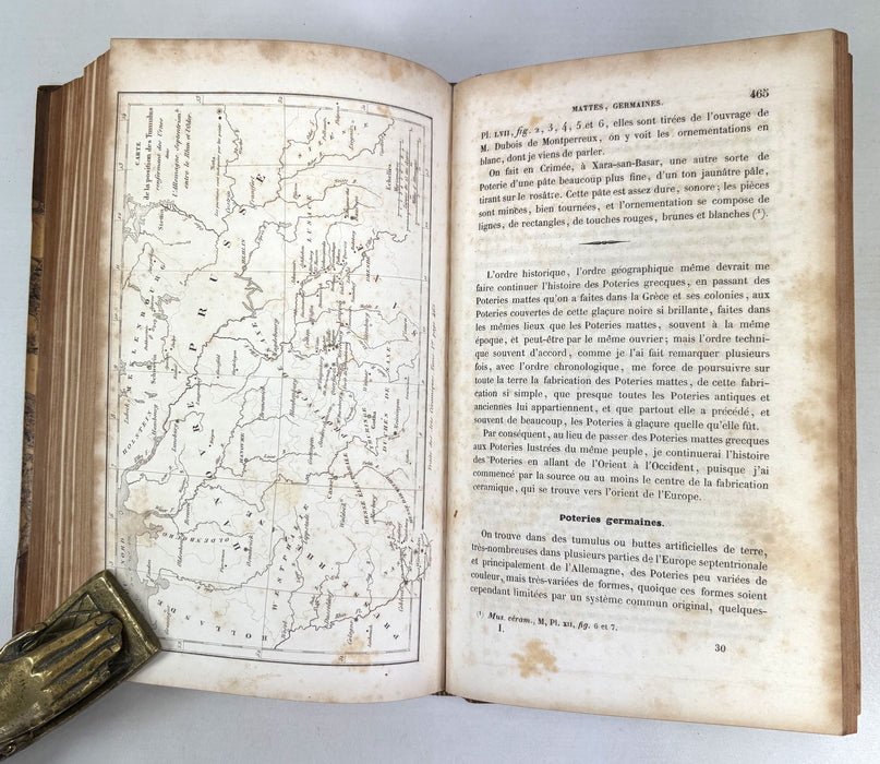 Traite Des Arts Ceramiques Ou Des Poteries, Alexandre Brongniart, 1844, 3 Volumes complete