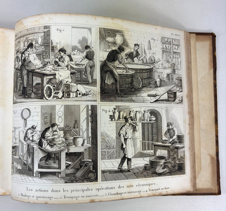 Traite Des Arts Ceramiques Ou Des Poteries, Alexandre Brongniart, 1844, 3 Volumes complete