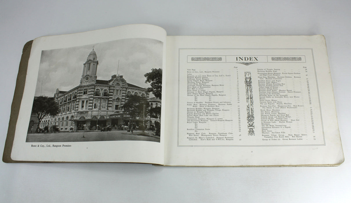 Typical Photographs of Burma, Burmese Life and Scenes, Rangoon, c. 1922