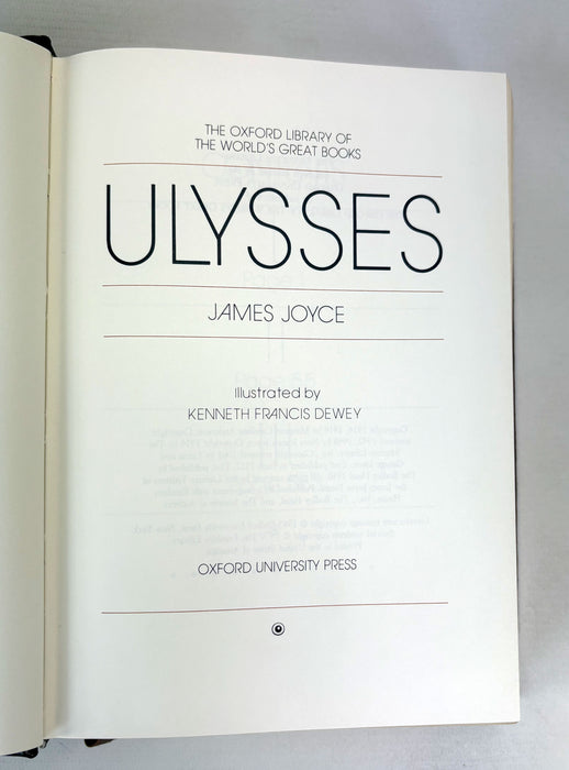 Ulysses, by James Joyce, The Franklin Library/Oxford University Press, 1983, Special Edition