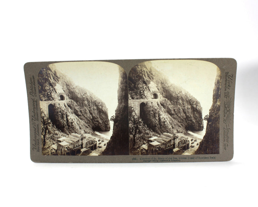 Underwood & Underwood Stereoscope 100 card set; Italy Through the Stereoscope, c. 1908