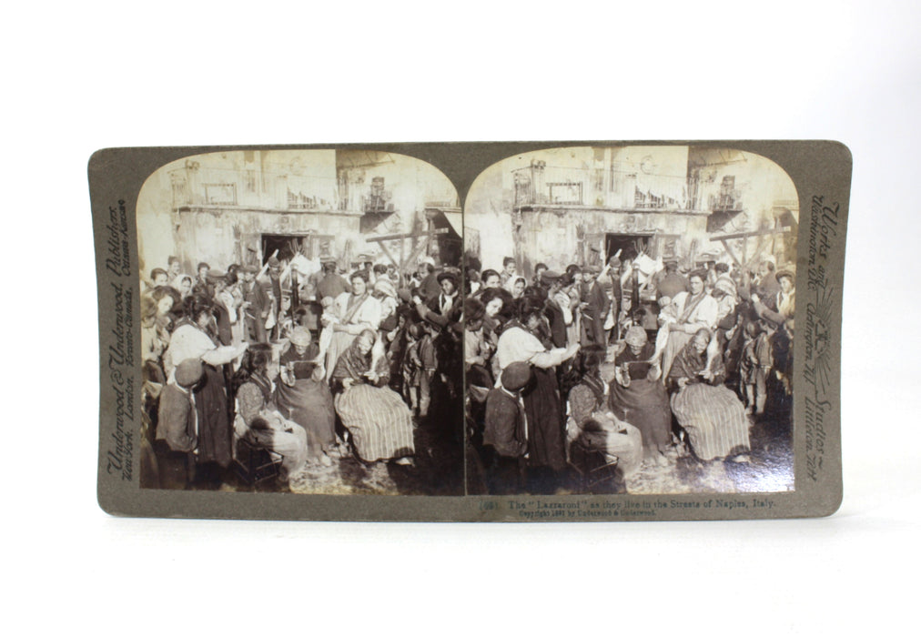 Underwood & Underwood Stereoscope 100 card set; Italy Through the Stereoscope, c. 1908