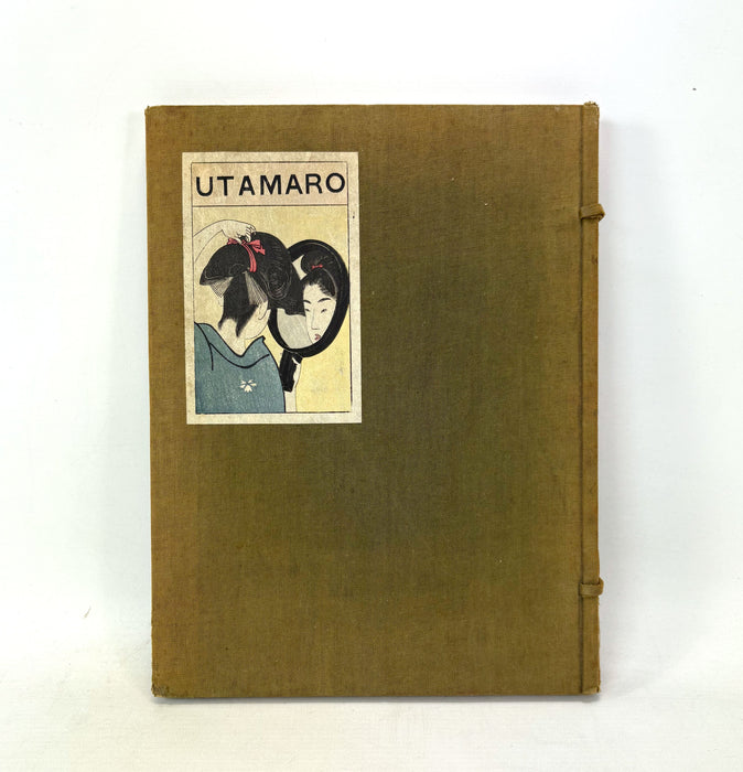Utamaro, by Yone Noguchi, Elkin Mathews, London, 1925, One of 450 copies for sale in Europe. Printed in Japan.