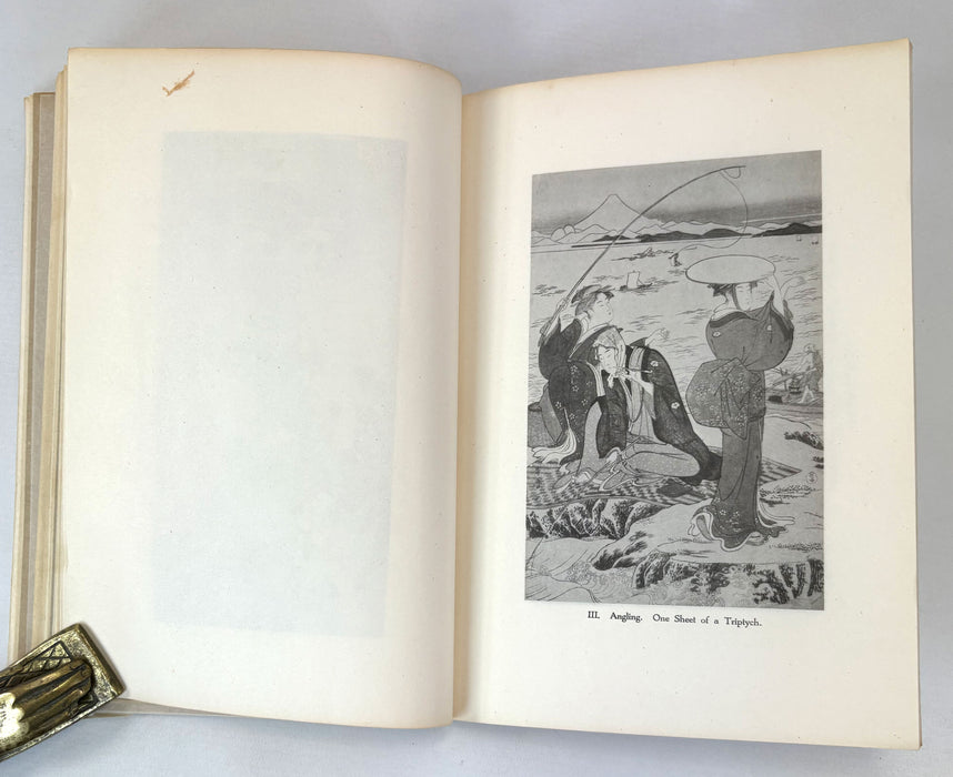 Utamaro, by Yone Noguchi, Elkin Mathews, London, 1925, One of 450 copies for sale in Europe. Printed in Japan.