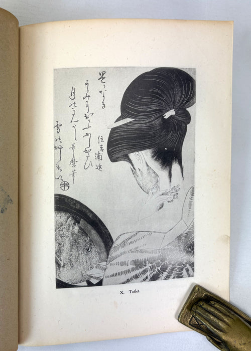Utamaro, by Yone Noguchi, Elkin Mathews, London, 1925, One of 450 copies for sale in Europe. Printed in Japan.
