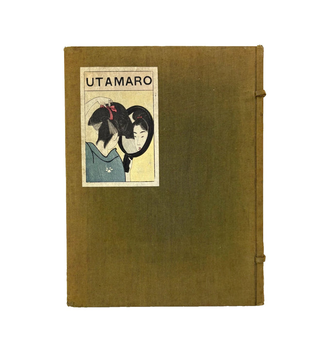 Utamaro, by Yone Noguchi, Elkin Mathews, London, 1925, One of 450 copies for sale in Europe. Printed in Japan.