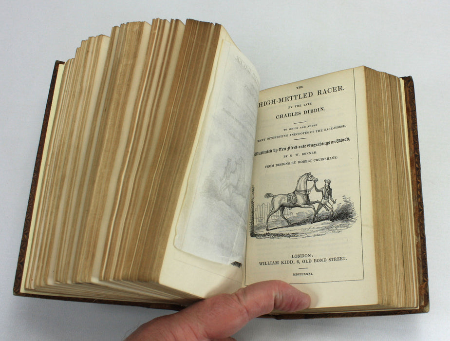 Various Poems with Designs by Cruickshank and others, 1830, 17 Poems bound as one volume - many about The Devil.