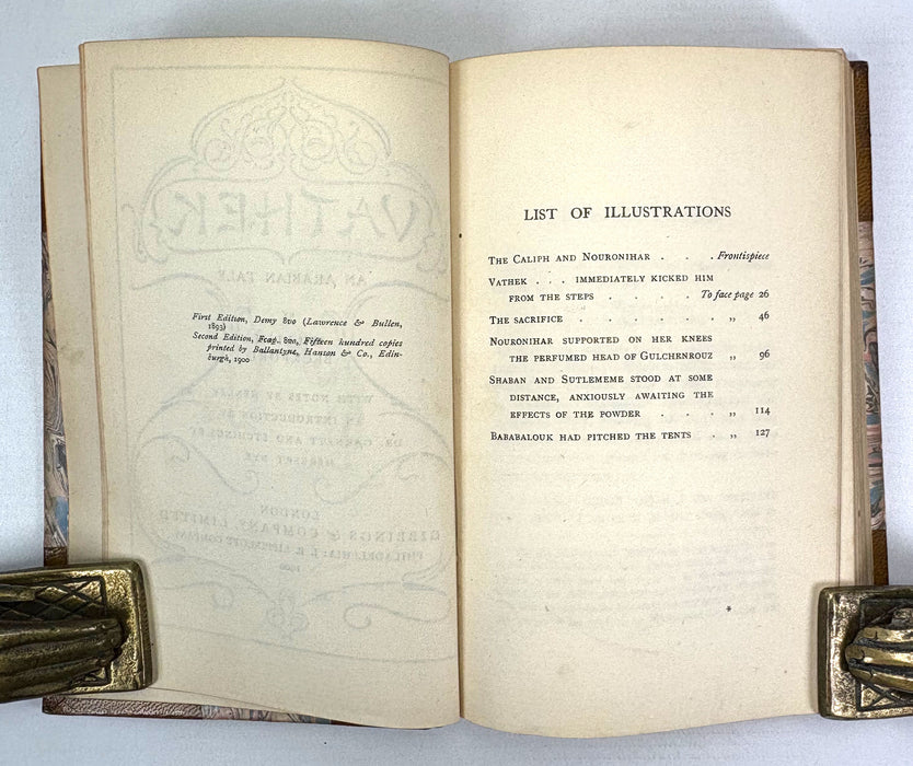 Vathek; An Arabian Tale, by William Beckford. Gibbings & Company, 1900