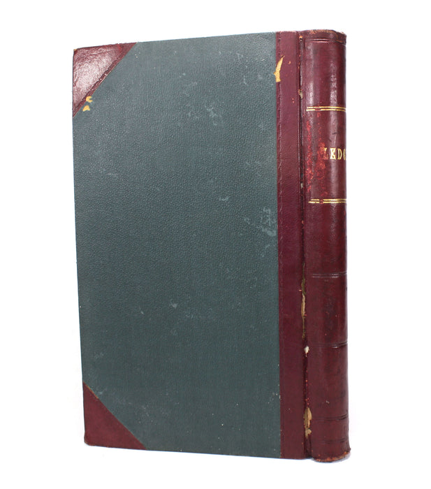 Vintage Accounts Ledger Book, Large size 33.5cm.