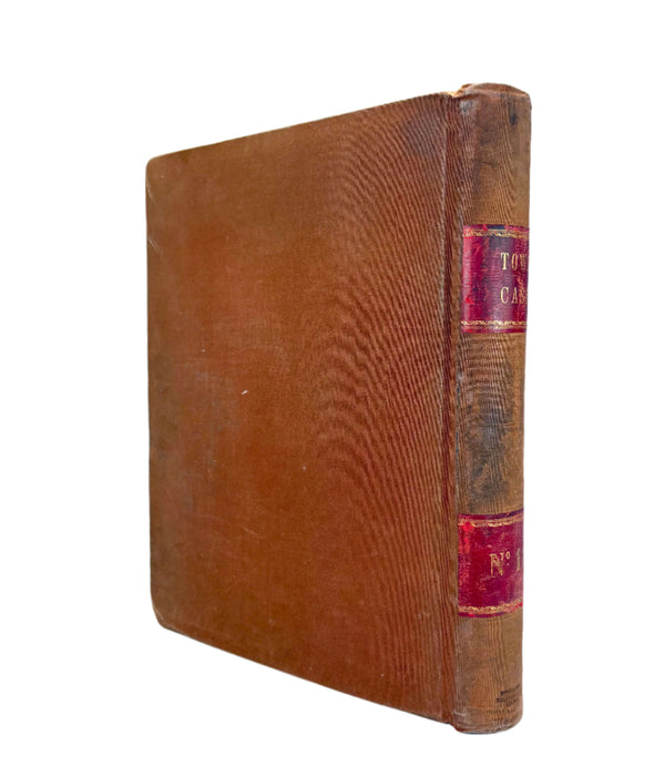 Vintage Accounts Ledger, Cash Book, Very Large size 42cm 'Town Cash' No. 18
