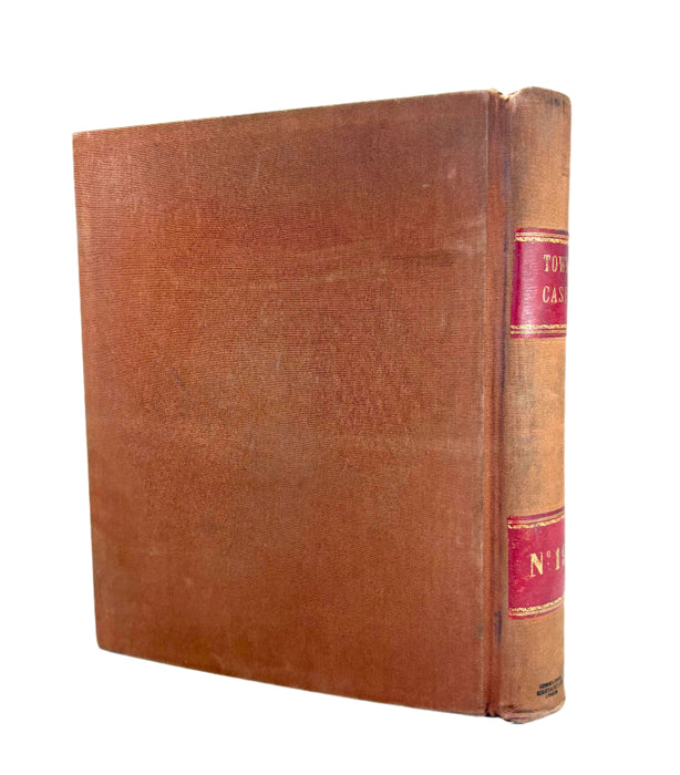 Vintage Accounts Ledger, Cash Book, Very Large size 42cm 'Town Cash' No. 19