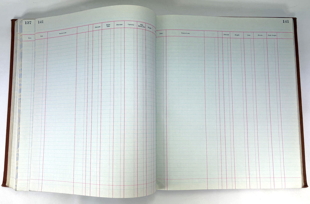 Vintage Accounts Ledger, Cash Book, Very Large size 42cm 'Town Cash' No. 19