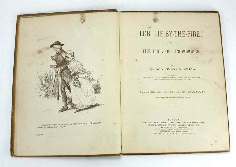 Vintage Children's Books by Juliana Horatia Ewing; Jackanapes, Daddy Darwin's Dovecot & Lob Lie-By-The-Fire, 1880s