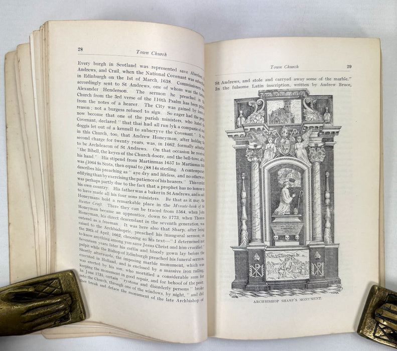 Vintage St Andrews Handbooks and Guides by Dr David Hay Fleming, 1910, 1927 and 1973