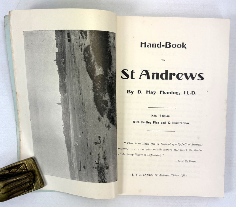 Vintage St Andrews Handbooks and Guides by Dr David Hay Fleming, 1910, 1927 and 1973