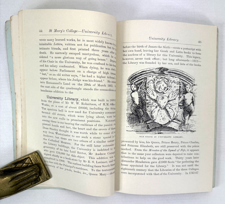 Vintage St Andrews Handbooks and Guides by Dr David Hay Fleming, 1910, 1927 and 1973