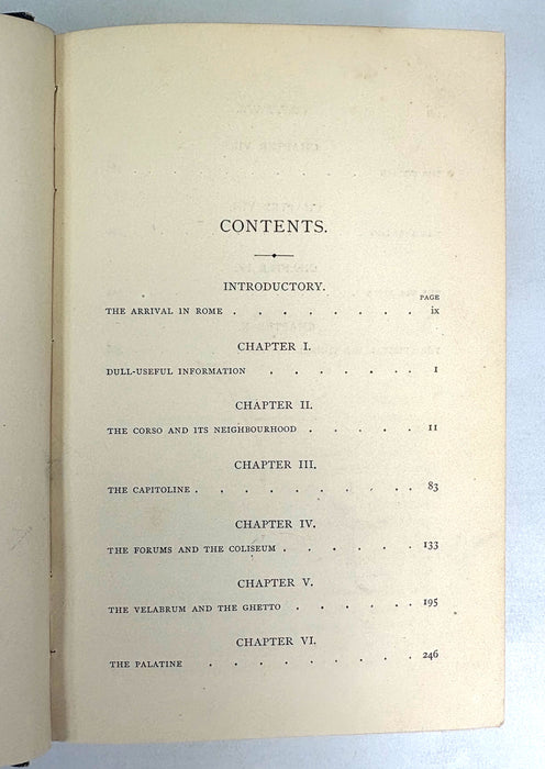 Walks in Rome, Augustus J.C. Hare, in Two Volumes, 1871