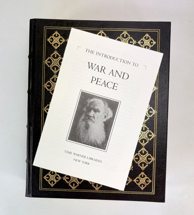 War and Peace, by Leo Tolstoy, Time Warner Libraries, New York, 1991