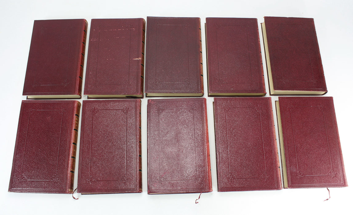 The Oxford Thackeray With Illustrations; by William Makepeace Thackeray, 10 Volumes, c. 1908