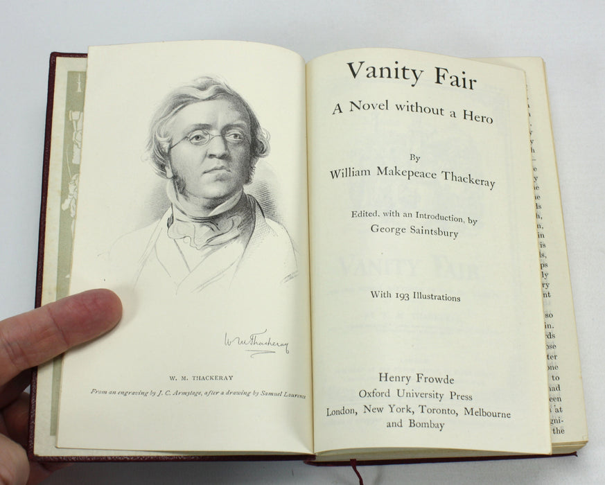 The Oxford Thackeray With Illustrations; by William Makepeace Thackeray, 10 Volumes, c. 1908